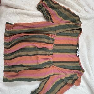 American Eagle Outfitters Multicolor Striped Blouse